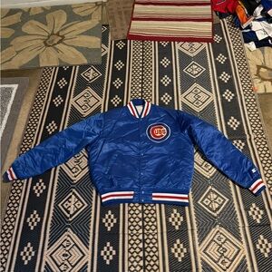 Vintage rare made in USA starter jacket Chicago Cubs hard to get size L